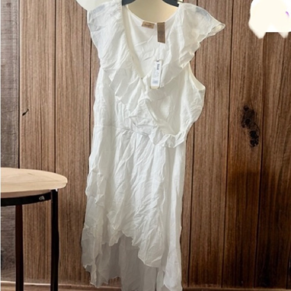 Wrangler low high white dress